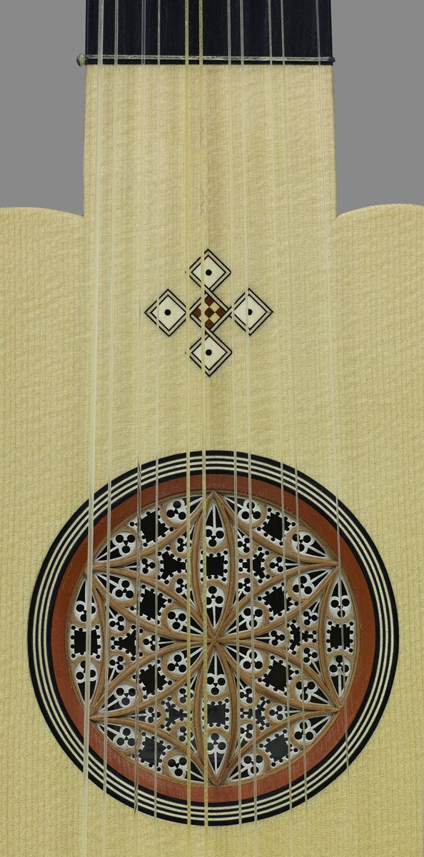Henestrosa model vihuela rose and inlay
