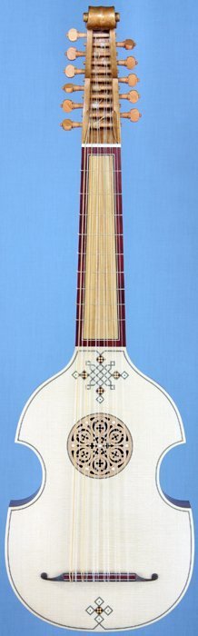 Viola da mano 'dai Libri' model front view