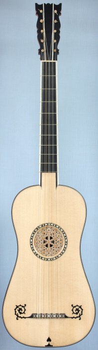 Stradivari guitar front view