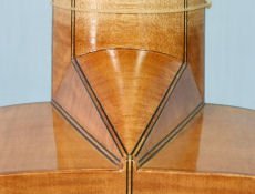 Stradivari guitar neck / heel rear view